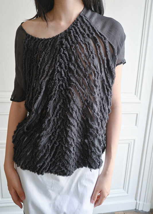 SHEER RUFFLES
