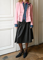 PINK EMBROIDERED BLAZER