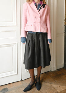 PINK EMBROIDERED BLAZER