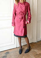FUSCHIA TRENCH