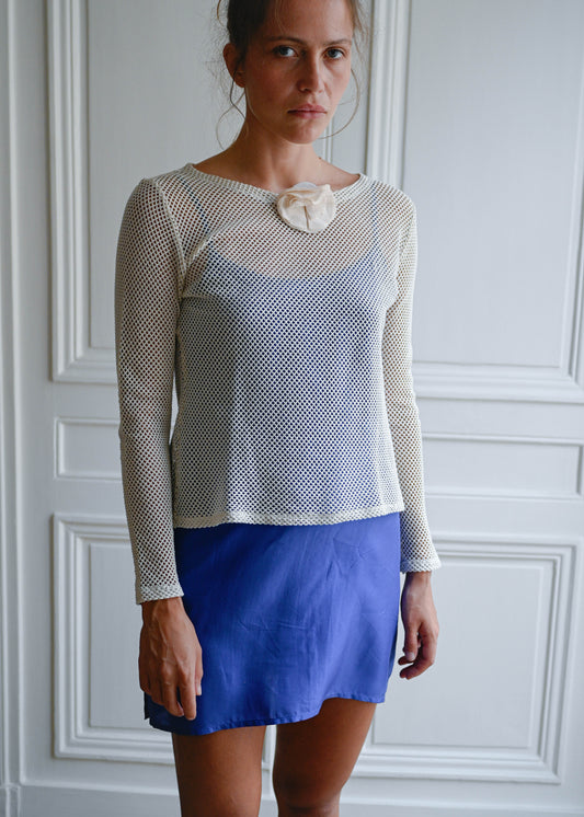 PETAL MESH TOP