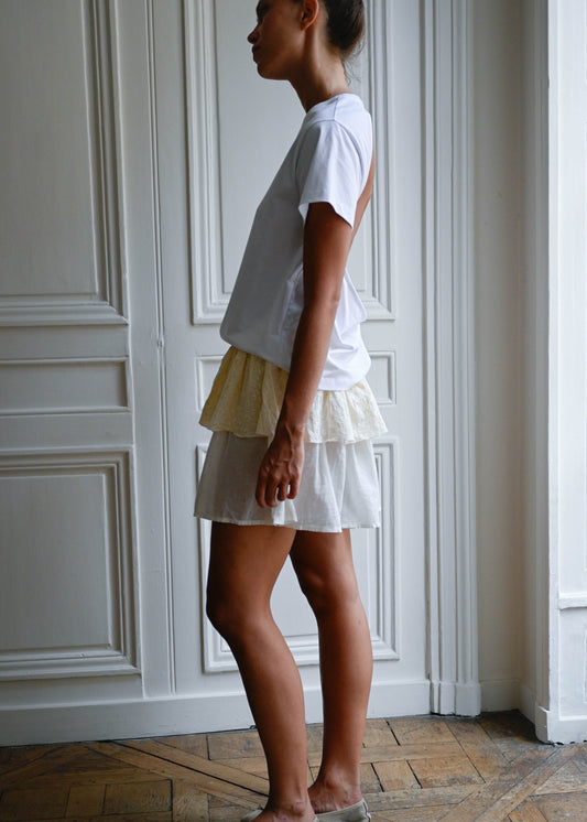 CREAM BALLERINA SKIRT