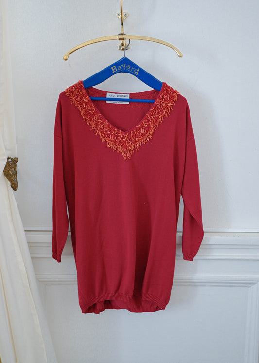 BLUMARINE CORAL JUMPER