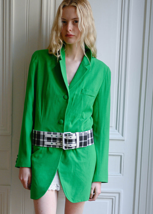 Green blazer