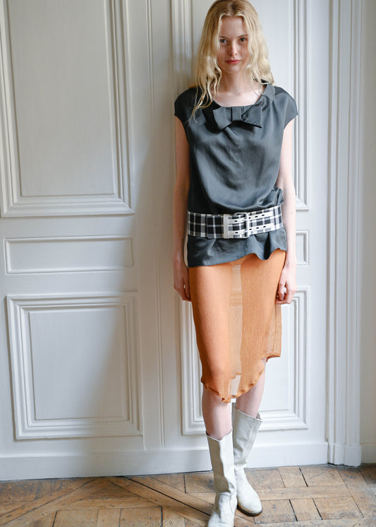 Crepe Skirt