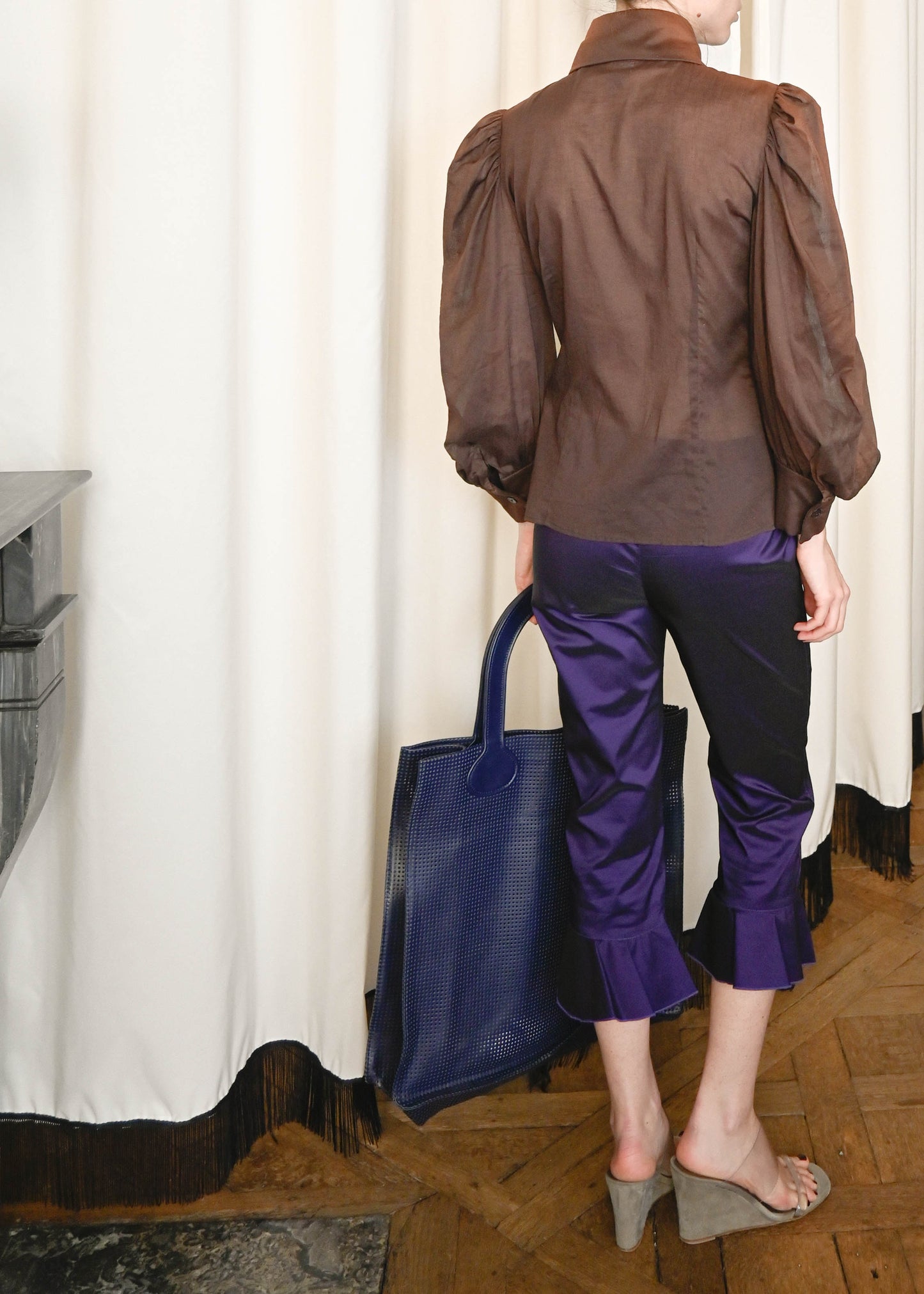 MOSCHINO RUFFLE PANTS