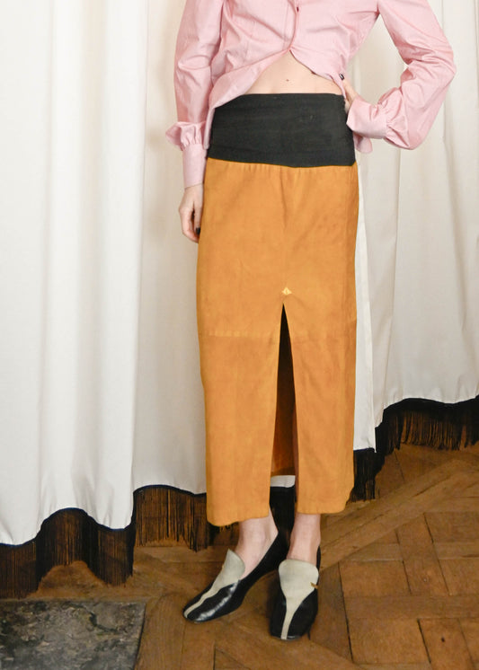 GIANFRANCO SUEDE SKIRT