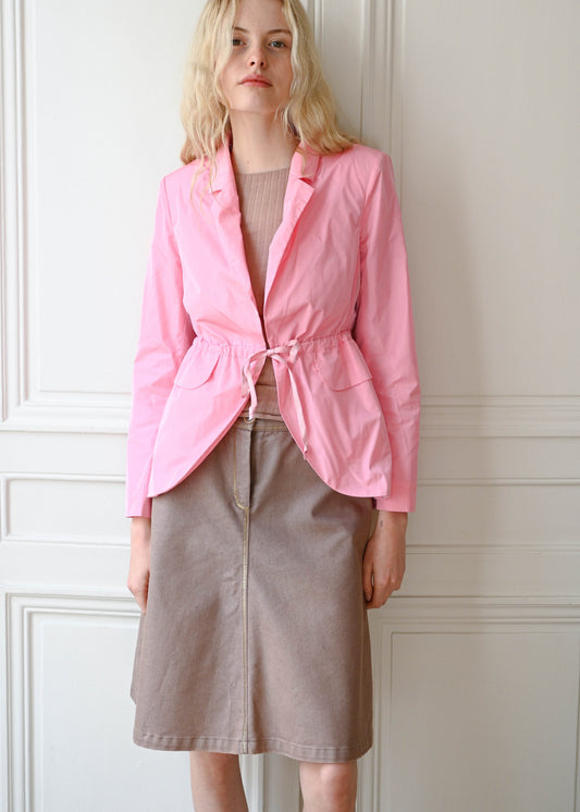 Pink tie blazer