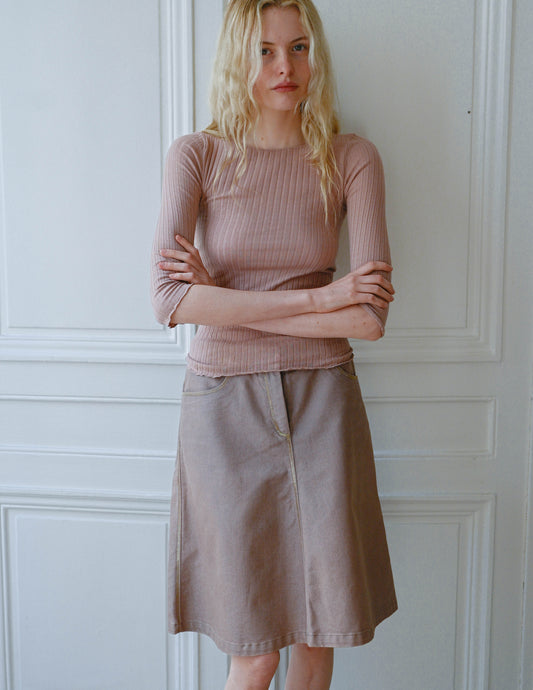 STRUCTURED SKIRT