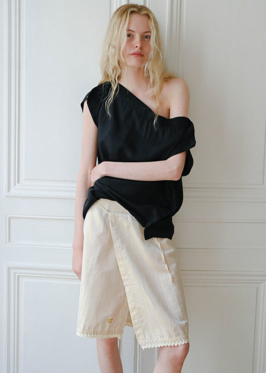 GOLDEN WRAP SKIRT