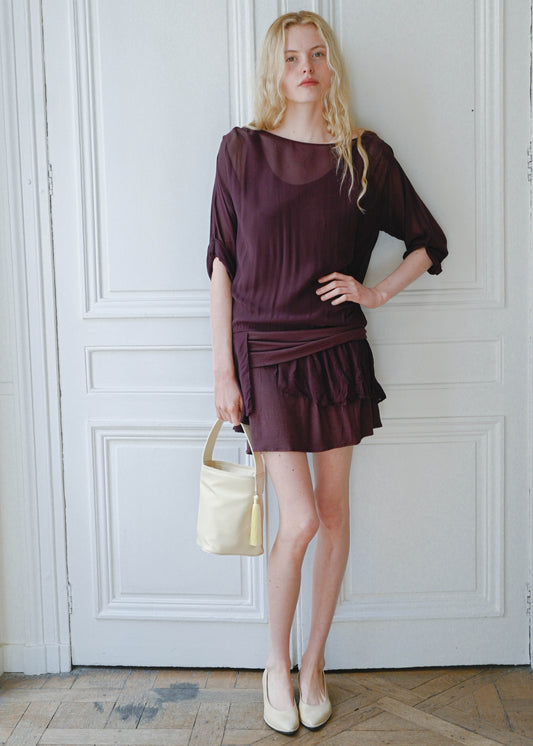 SILK LAYERED DRESS