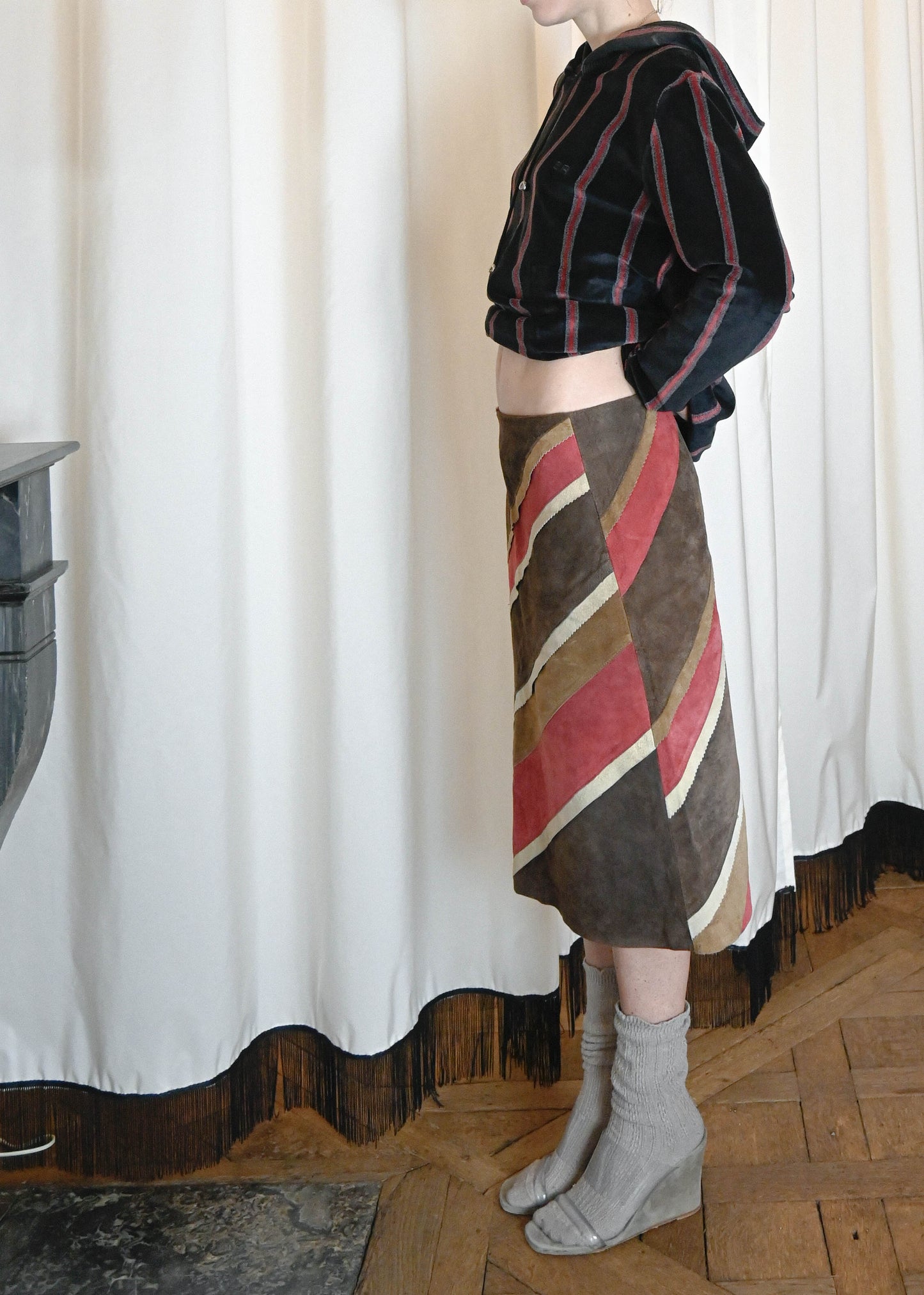 DIAGONAL SKIRT
