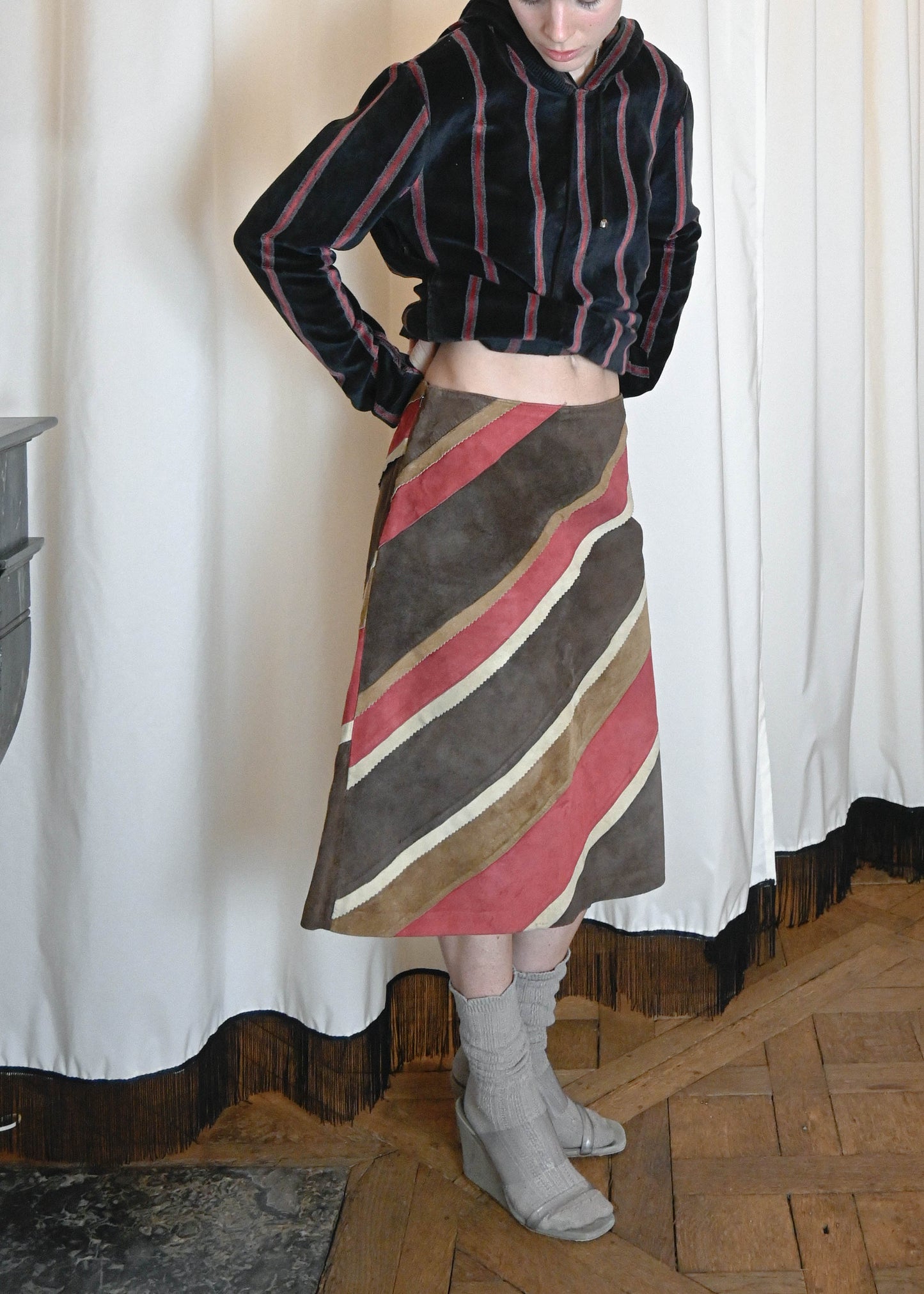 DIAGONAL SKIRT