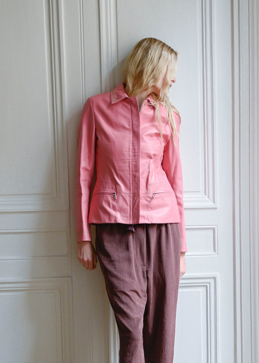 Versace pink jacket
