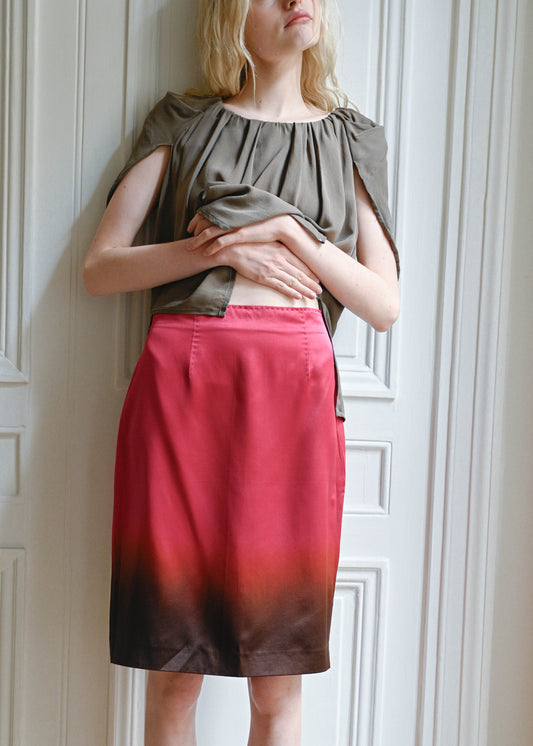 Pink gradient skirt