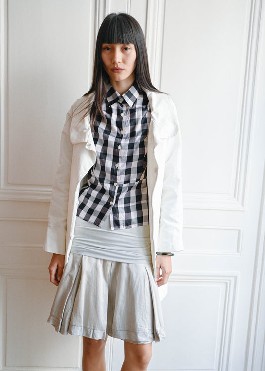 Vintage white day coat by TURN Paris