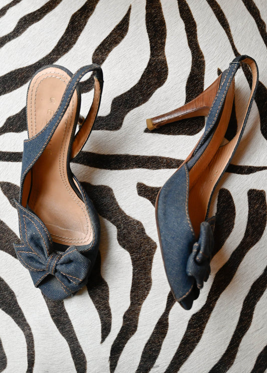 CELINE BOW PUMPS