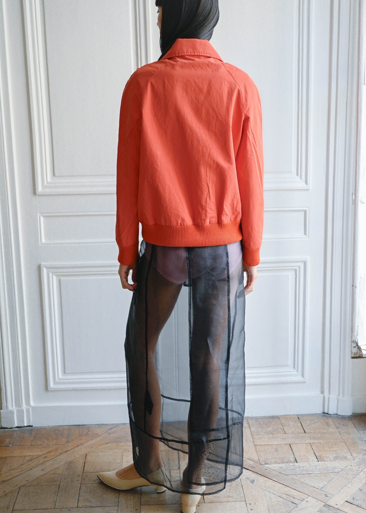 Vintage sheer organza skirt by TURN Paris
