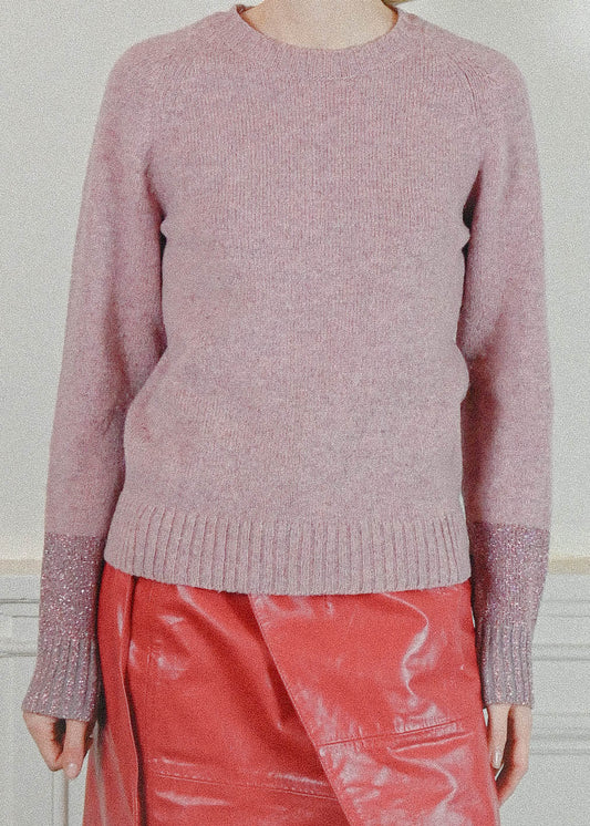 TURN PARIS, VINTAGE DRIES VAN NOTEN PINK SWEATER
