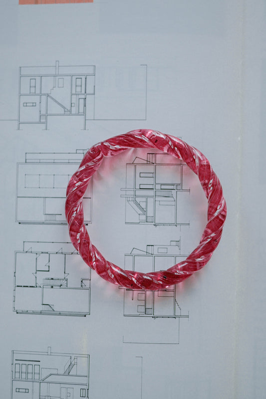 TURN framboise Twisted Bangle