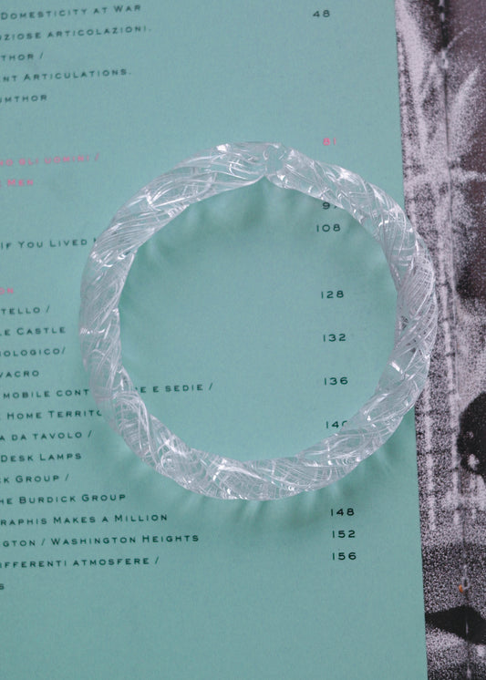 TURN ice Twisted Bangle