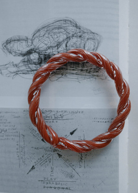 TURN noisette Twisted Bangle