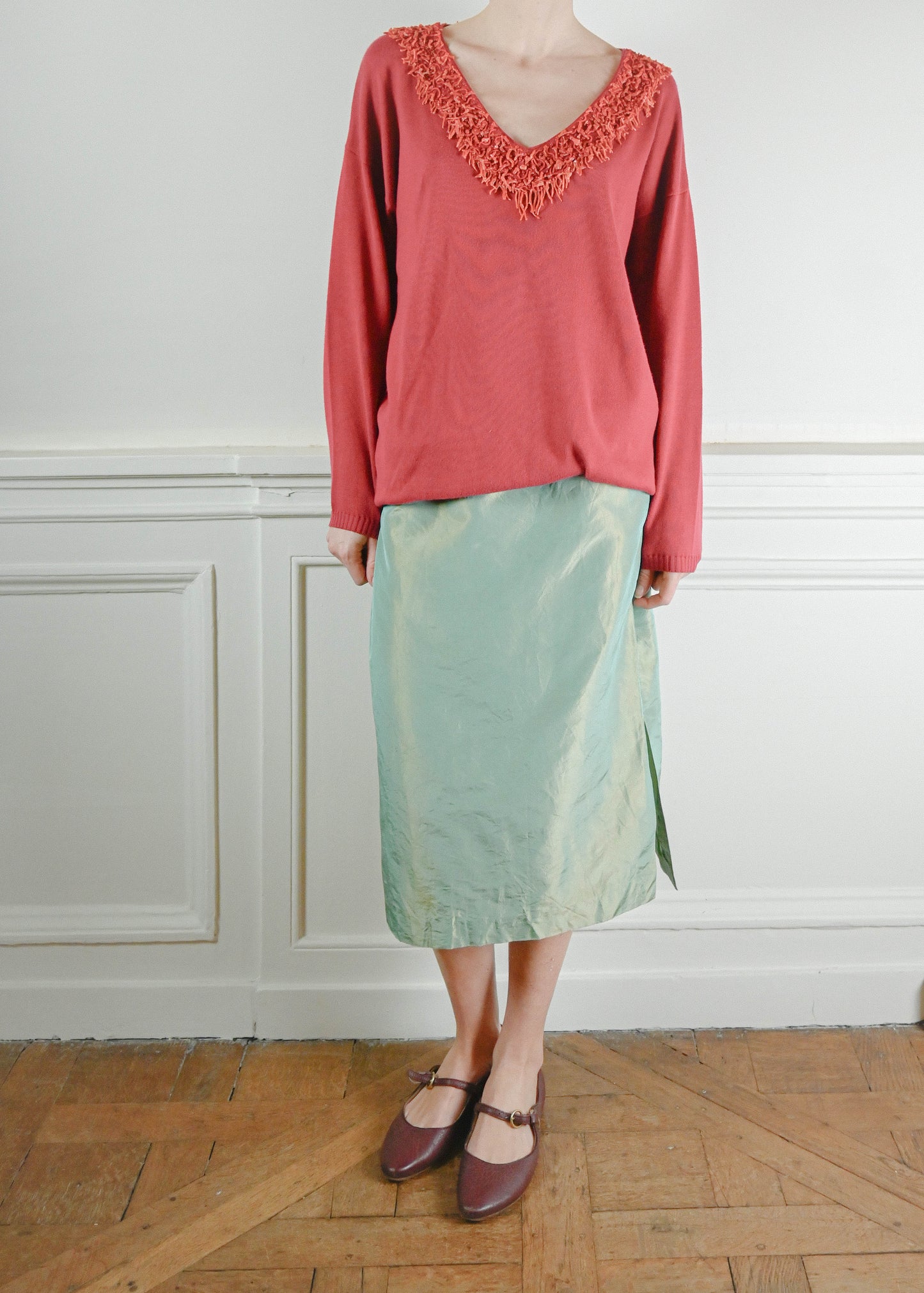 Green hue skirt