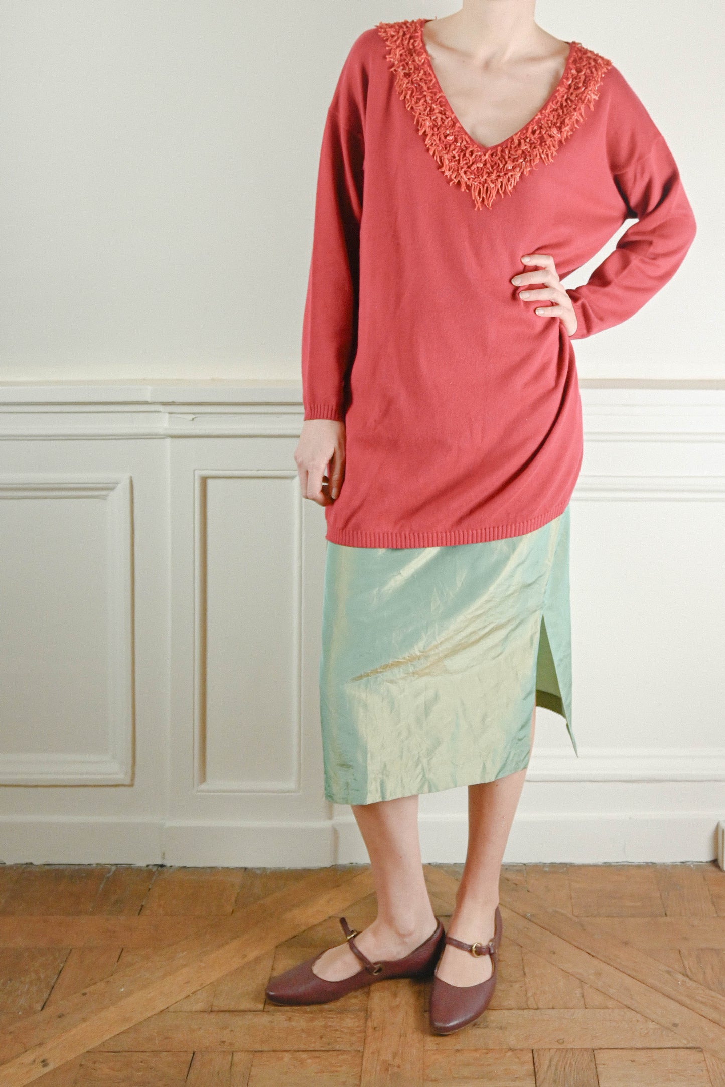 Blumarine coral jumper