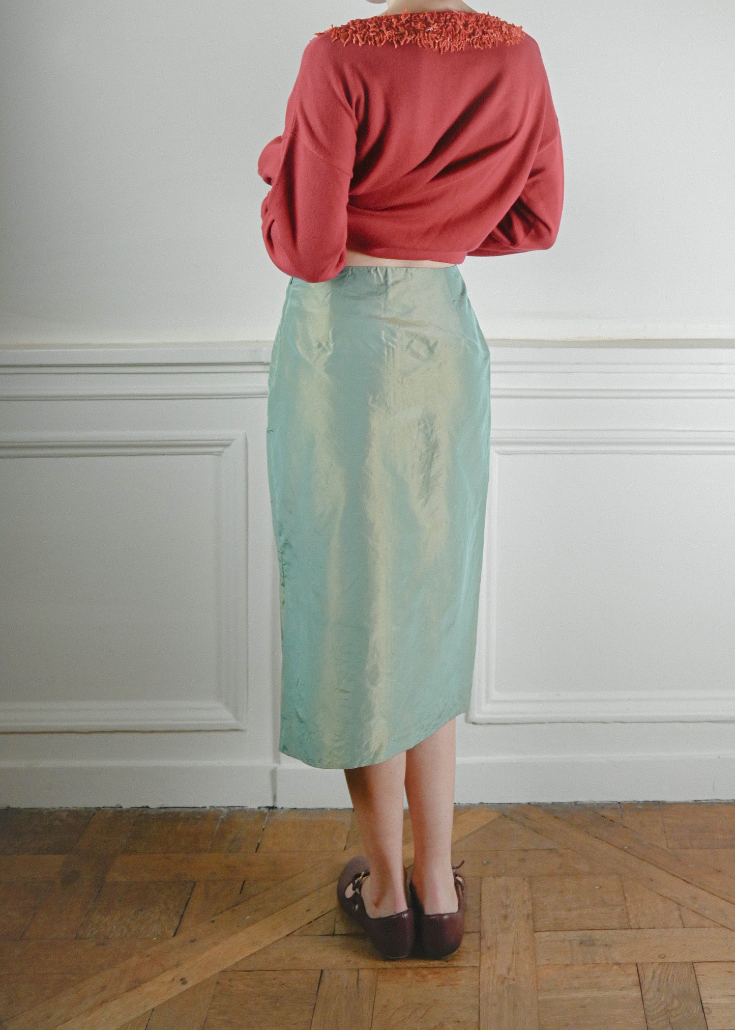 Green hue skirt