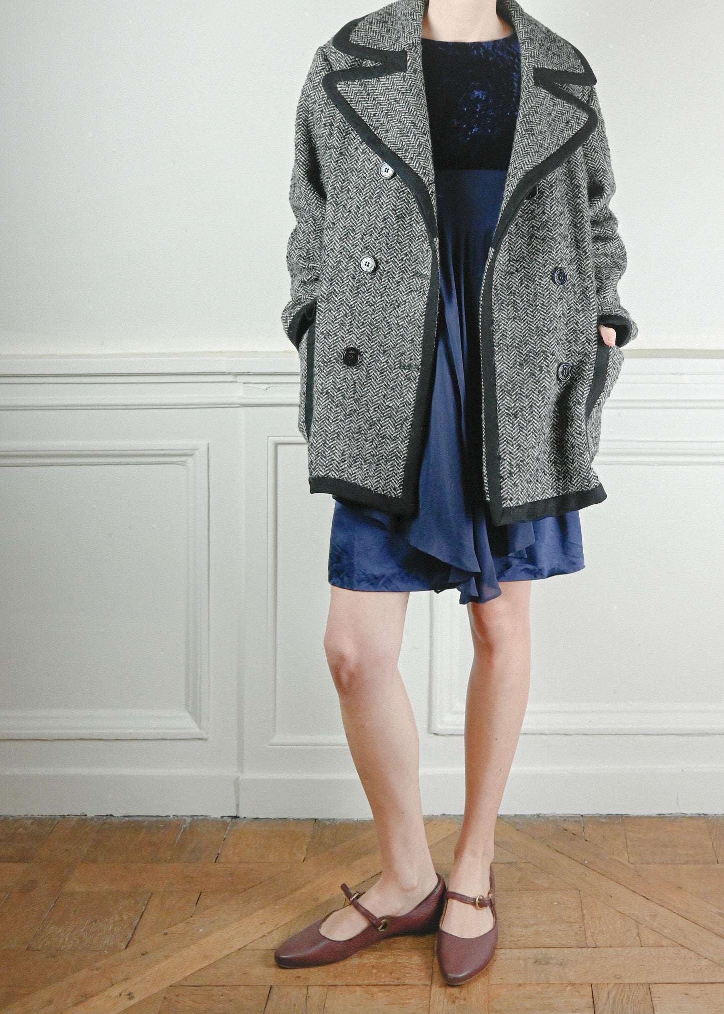 Moschino tweed coat