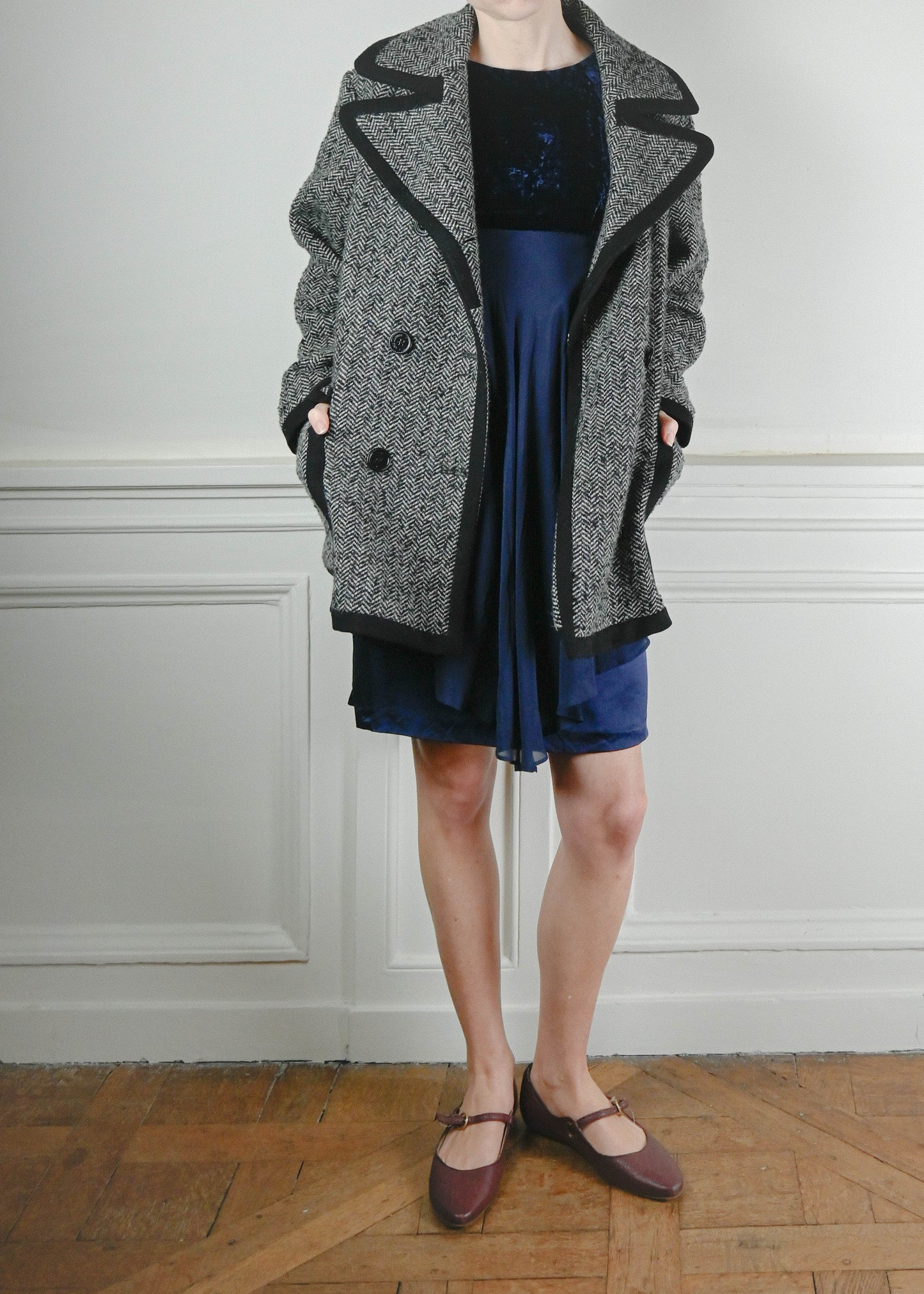 Moschino tweed coat