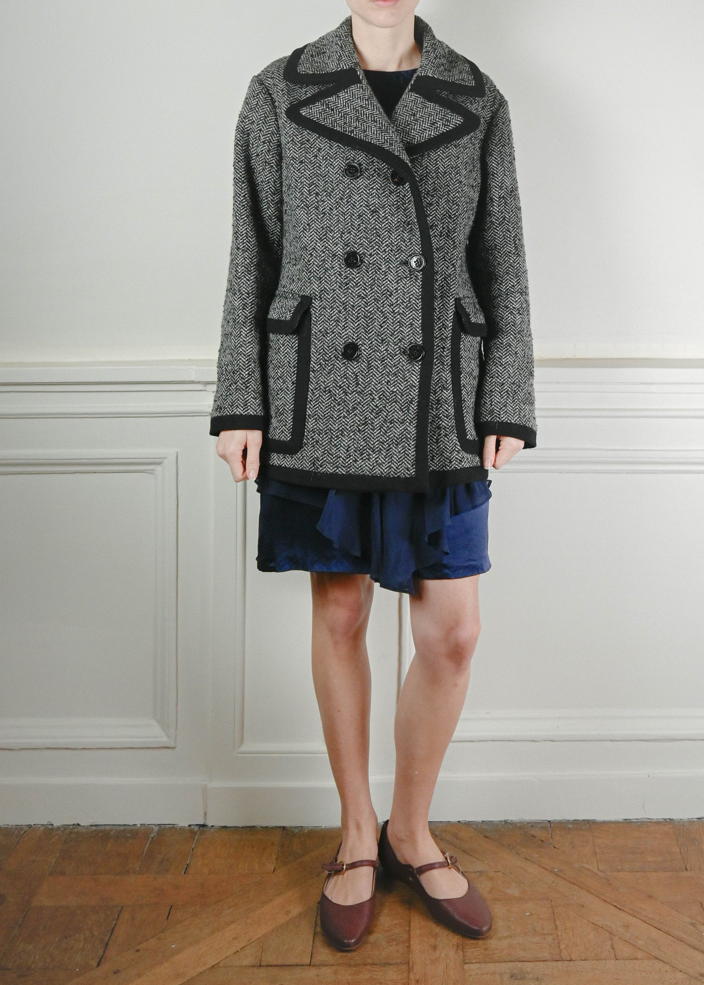 Moschino tweed coat