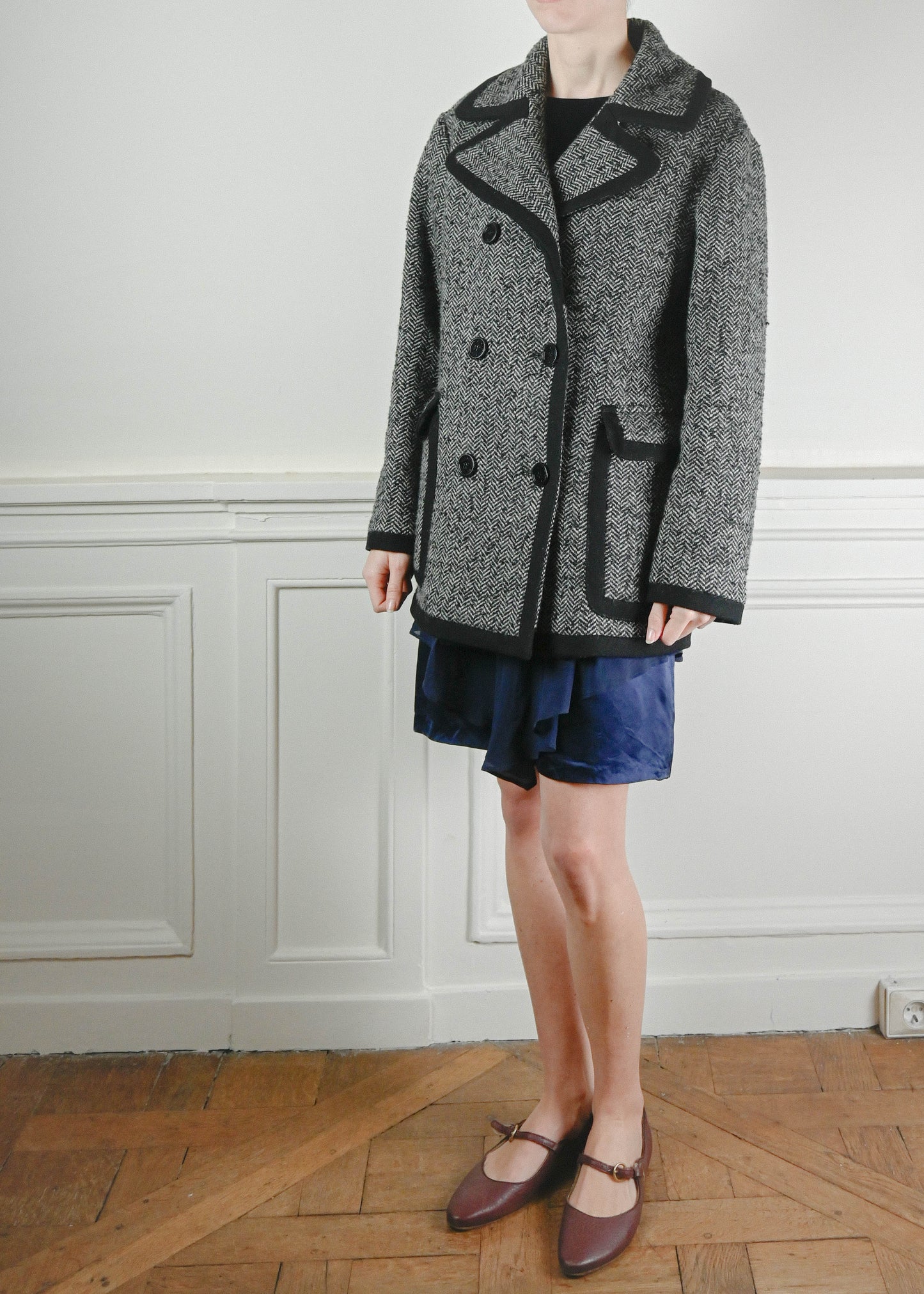 Moschino tweed coat