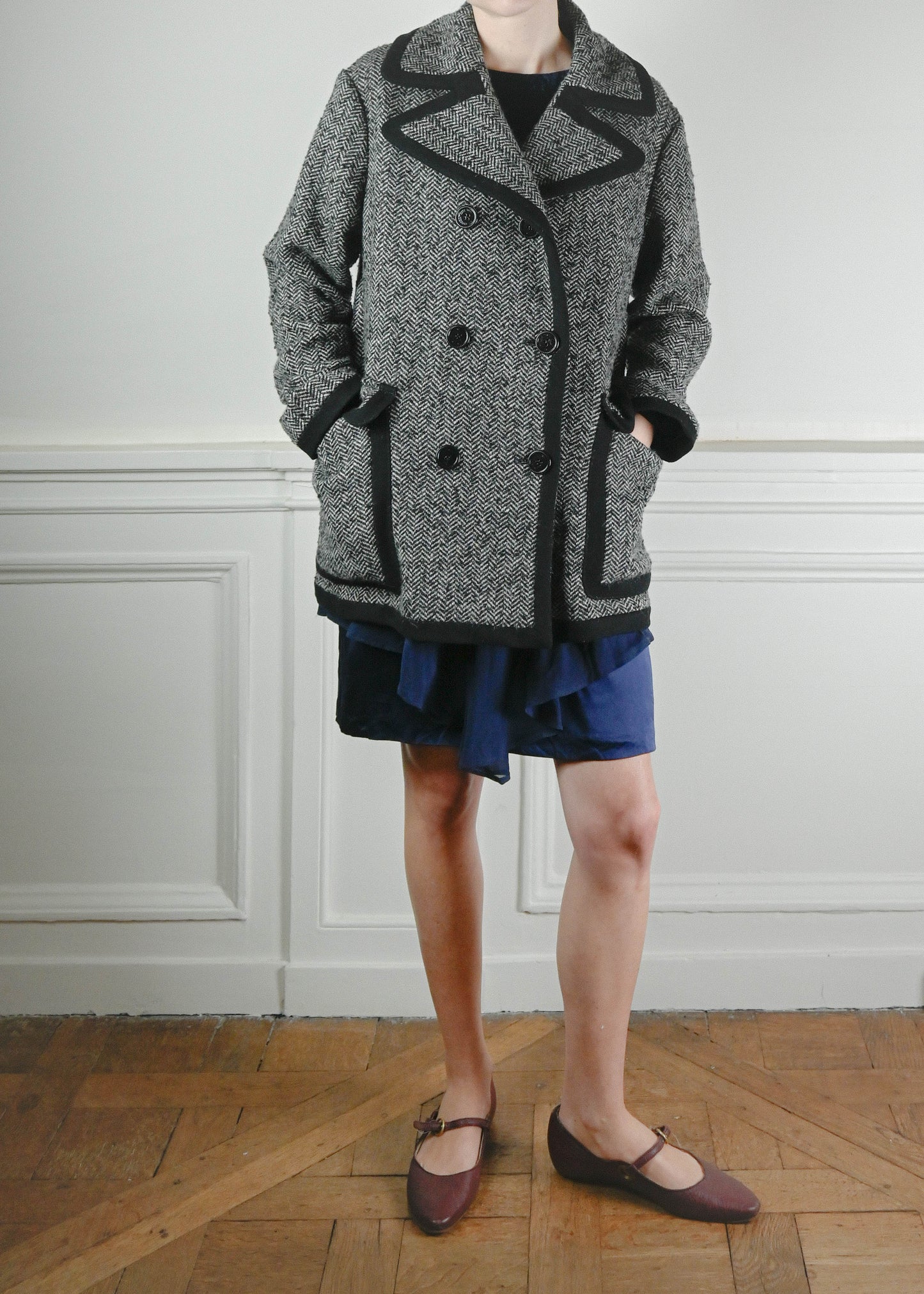 Moschino tweed coat