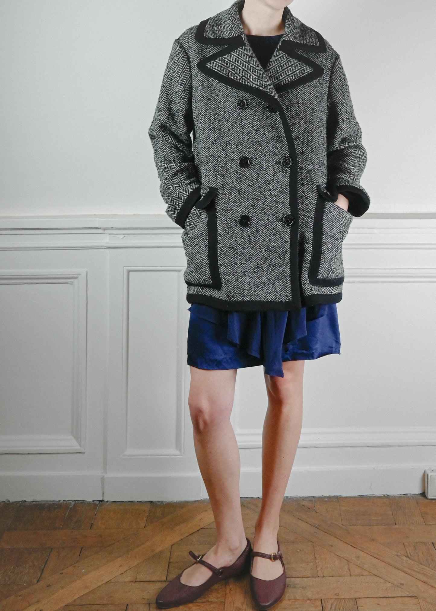Moschino tweed coat