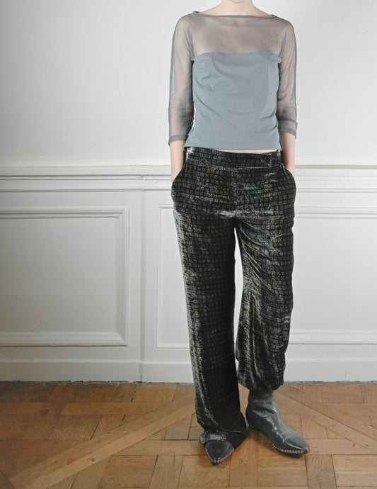 Armani velvet pants