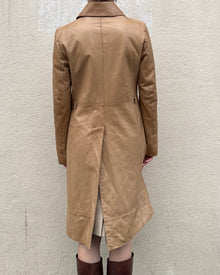 COSTUME NATIONAL LEATHER TRENCH