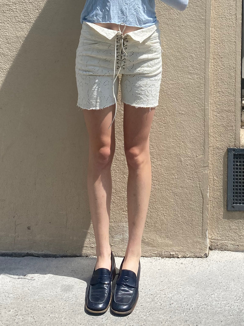 ISABEL MARANT LACED SHORTS