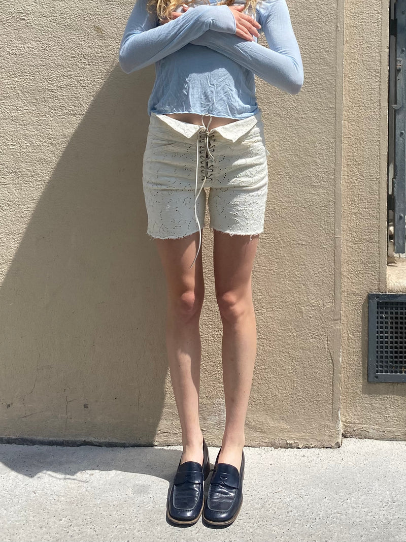 ISABEL MARANT LACED SHORTS