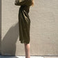 MARGIELA RENAISSANCE KHAKI DRESS