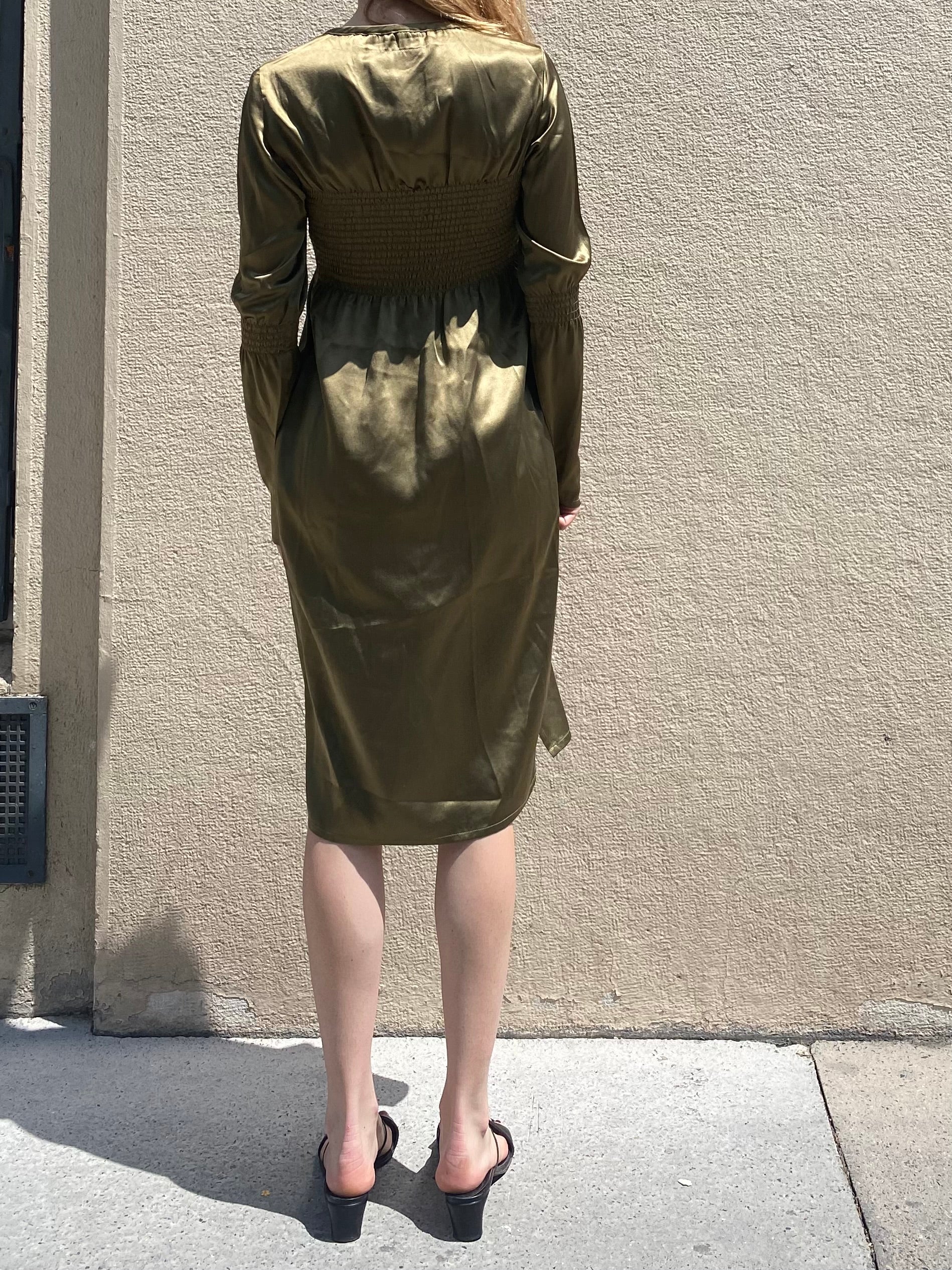 MARGIELA RENAISSANCE KHAKI DRESS