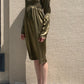 MARGIELA RENAISSANCE KHAKI DRESS