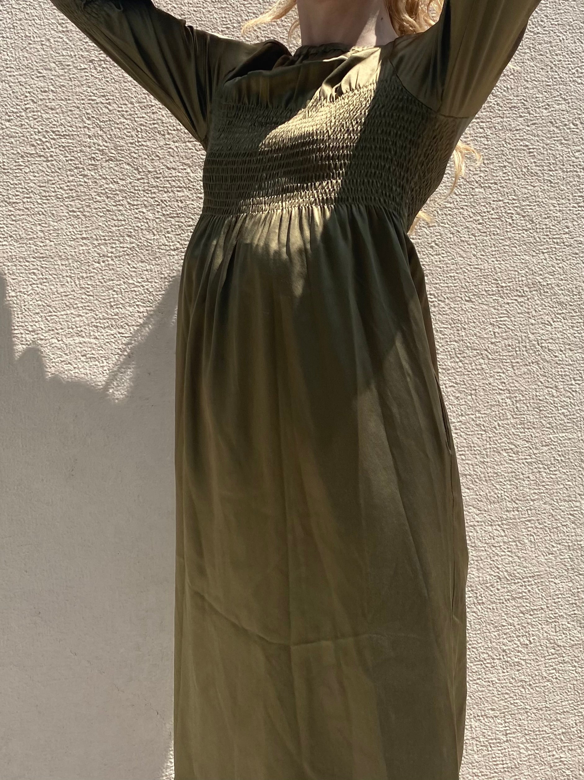 MARGIELA RENAISSANCE KHAKI DRESS