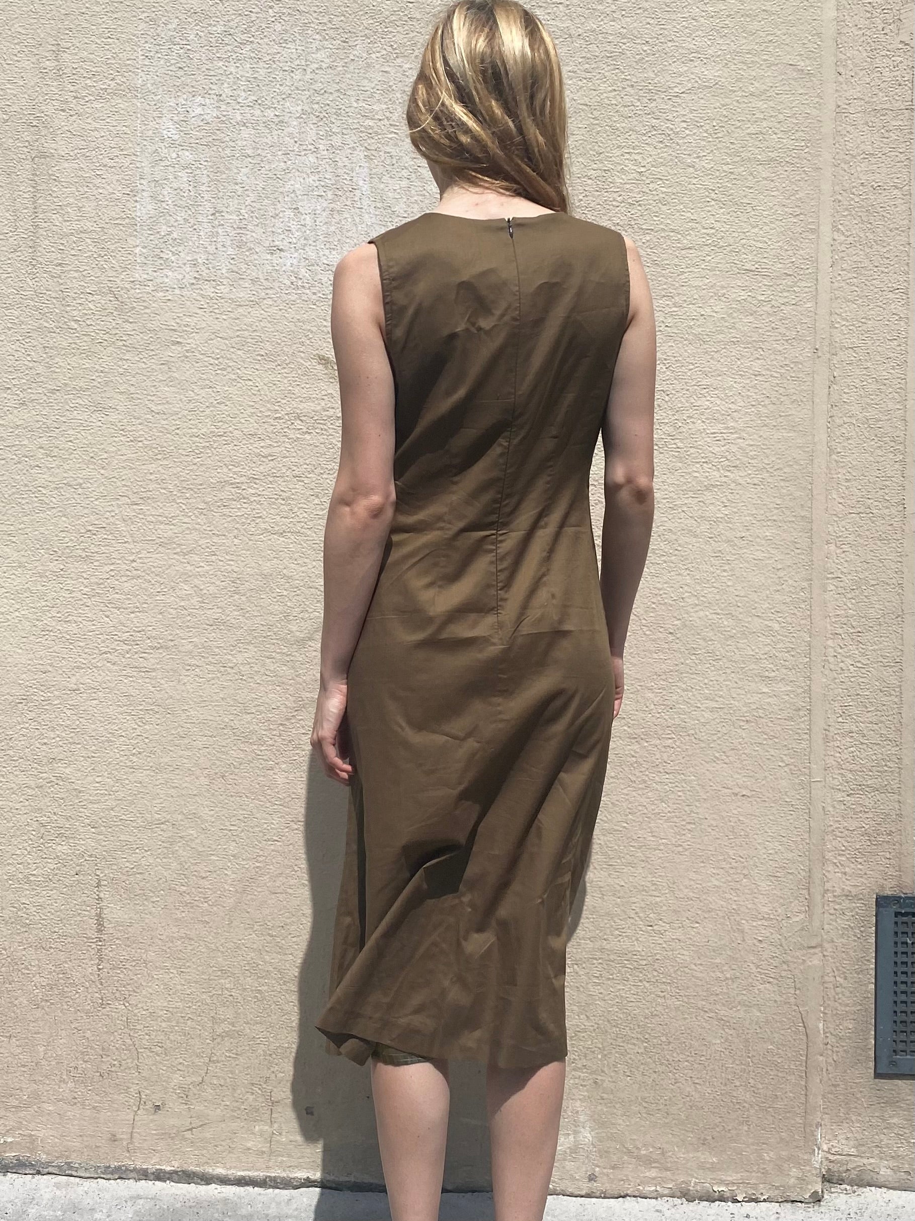 ISABEL MARANT BROWN FLOWER DRESS