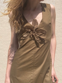 ISABEL MARANT BROWN FLOWER DRESS