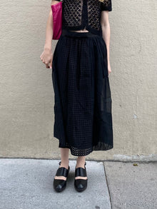 MISSONI BLACK COTTON LIGHT SKIRT