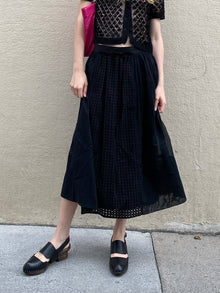 MISSONI BLACK COTTON LIGHT SKIRT