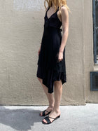 ROBERTA SCARPA SILK BLACK DRESS