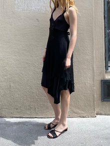 ROBERTA SCARPA SILK BLACK DRESS