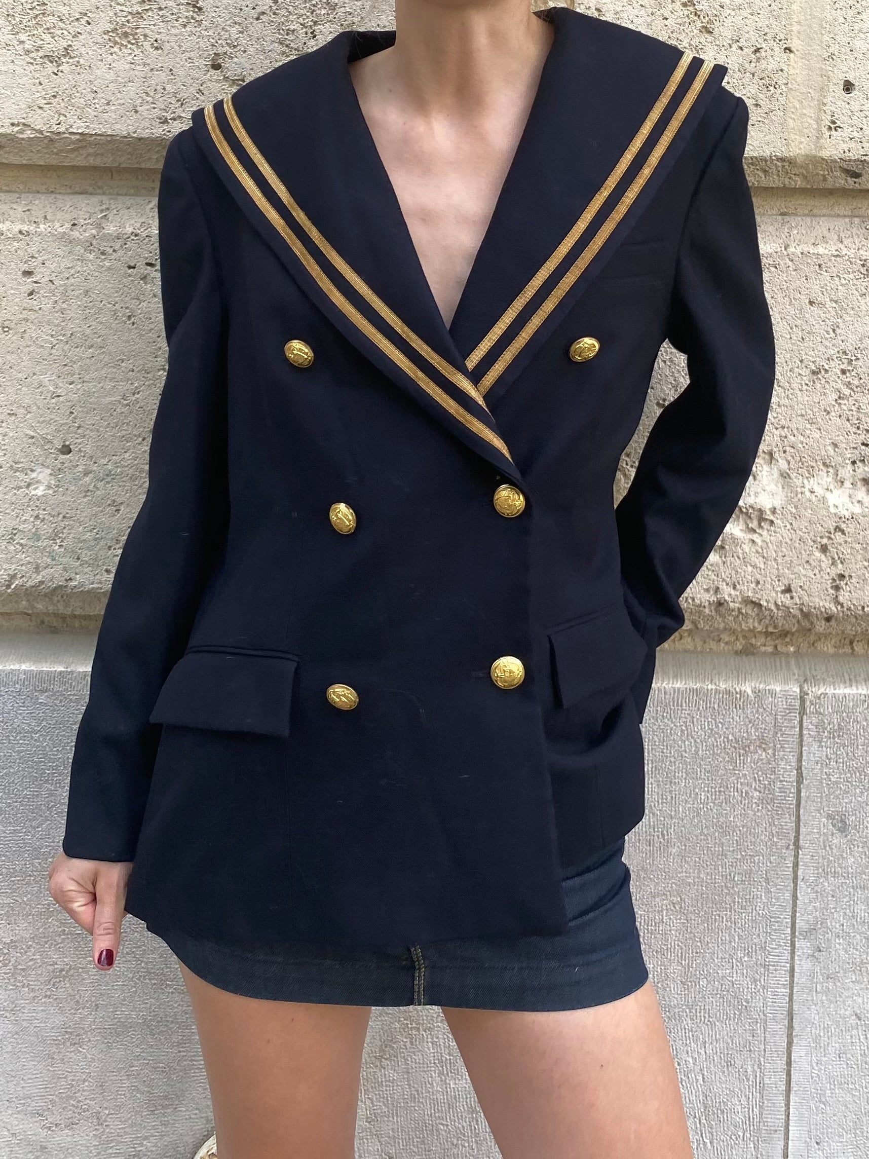 RALPH LAUREN BOAT BLAZER 1990S